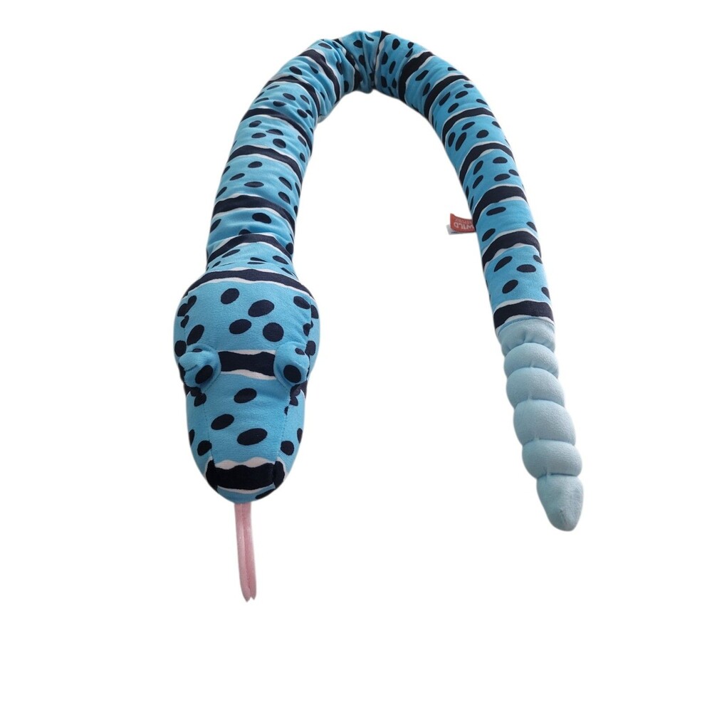 Wild Republic Rattlesnake Blue Snake Rattles 52"
